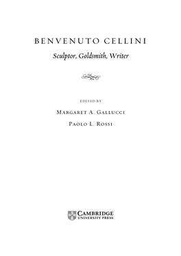 Benvenuto Cellini