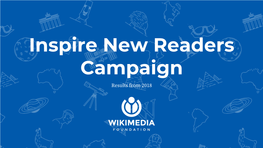 Inspire New Readers Campaign