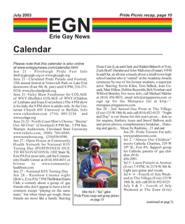 July 2003 Erie Gay News