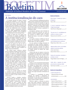 A Institucionalização Do Caos Sylvia Steiner