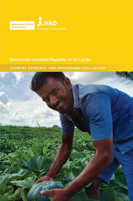 Democratic Socialist Republic of Sri Lanka COUNTRY STRATEGY and PROGRAMME EVALUATION