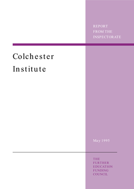 Colchester Institute