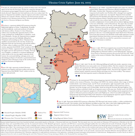 Ukraine SITREP 6-10-2015