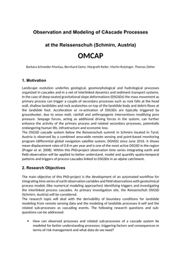 Observation and Modeling of Cascade Processes at The