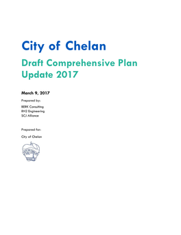City of Chelan Draft Comprehensive Plan Update 2017 March 9, 2017