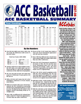 ACC 2007-08 Season Summary.Pmd