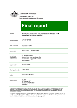 Final Report