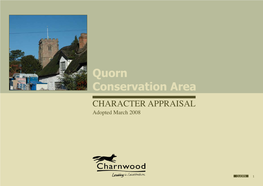 Quorn Conservation Area Appraisal