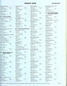 Directory of North Carolina Manufacturing Firms