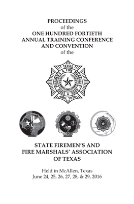 State Firemen's and Fire Marshals' Association Of