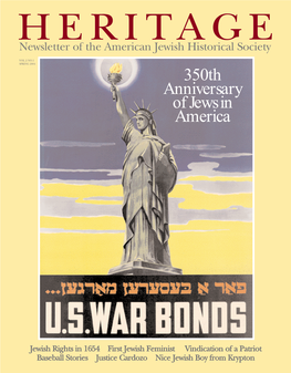 350Th Anniversary of Jews in America