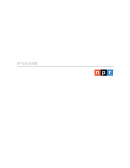 NPR CMYK Color Logo for Light Background, Coated Stocks