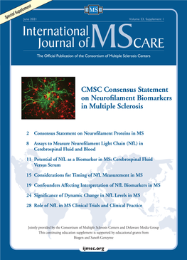 CMSC Consensus Statement on Neurofilament Biomarkers in Multiple Sclerosis