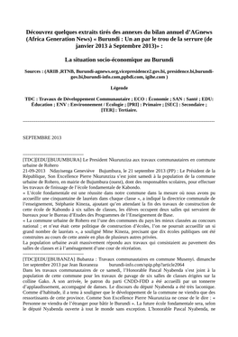 Découvrez Quelques Extraits Tirés Des Annexes Du Bilan