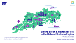 Linking Green & Digital Policies in the Helsinki-Uusimaa Region