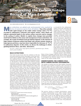 Interpreting the Carbon Isotope Record of Mass Extinctions