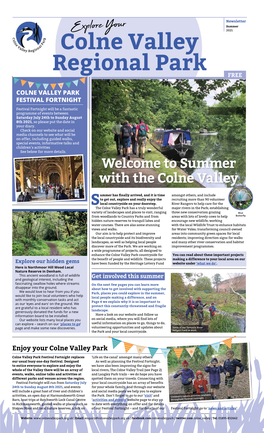 Summer with the Colne Valley