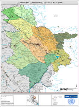 Sulaymaniyah Governorate / Districts