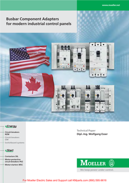 Busbar Component Adapters for Modern Industrial Control Panels