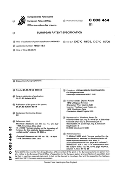 Production of Propiophenone