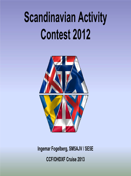 Scandinavian Activity Contest 2012