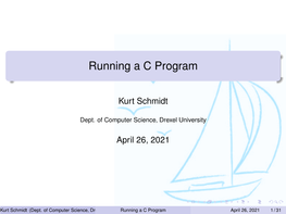 Running a C Program