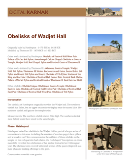 Obelisks of Wadjet Hall