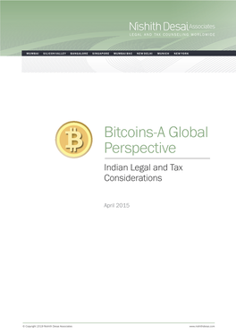 Bitcoins-A Global Perspective Indian Legal and Tax Considerations