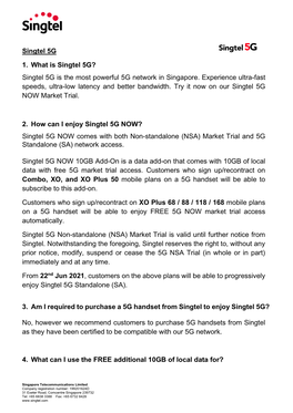 Singtel-5G-FAQ-22Jun2021.Pdf