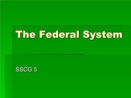 The Federal System.Pdf