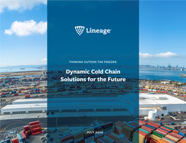 Dynamic Cold Chain Solutions for the Future