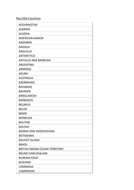 Non-EEA-Countries.Pdf