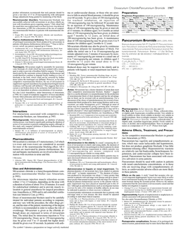 Pancuronium Bromide(BAN, USAN, Rinn)