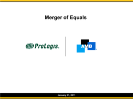 Merger of Equals