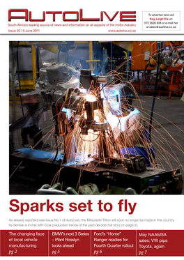 Sparks Set to Fly