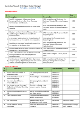 CV -Principal