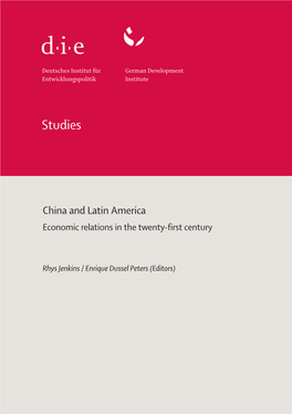 China and Latin America Economic Relations in the Twenty-First Century