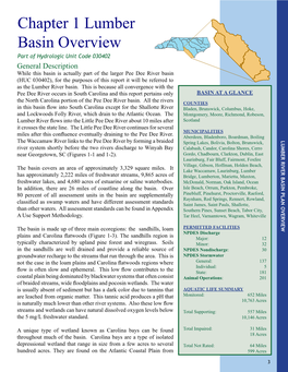 Lumber River Basin Overview