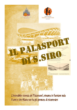 Il Palasport Di S.Siro