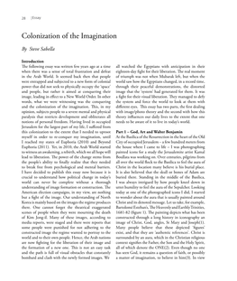 Colonization of the Imagination