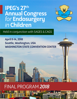 IPEG's 27Th Annual Congress Forendosurgery Inchildren