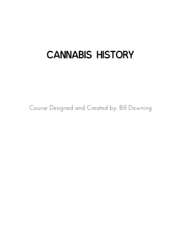 Cannabis History