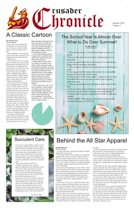 Behind the All Star Apparel I Do Not Have a Green Thumb, So When It Comes to Taking Care of Plants They Don’T Have a Great By: Maya Monroy Are Today