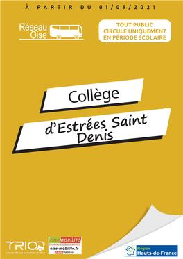 RETOUR Collège D'estrées Saint Denis