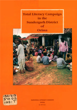 Total Literacy Campaign in the Sundergarh District %'VA'oiz /WO-T'