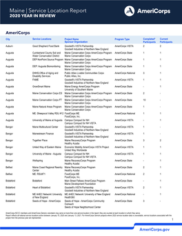 Maine Service Locations