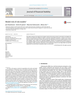 Model Risk of Risk Models