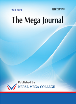 The Mega Journal 2020 [139] Vol 1, 2020 ISSN: 2717-4840 the Mega Journal