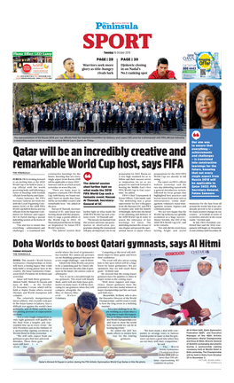 Qatar Will Be an Incredibly Creative and Remarkable World Cup Host