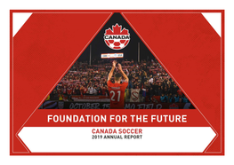 2019 Canada Soccer Annual Report